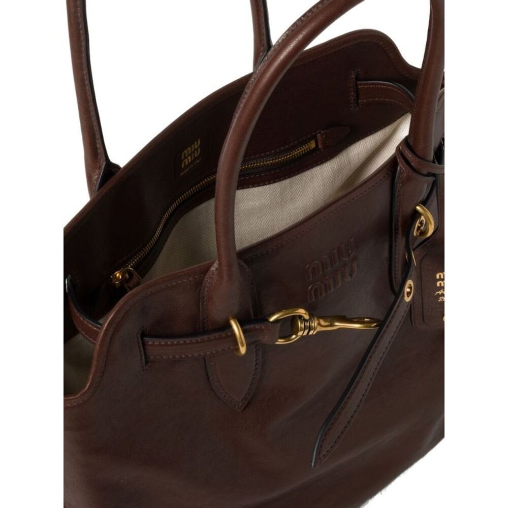 Miu Miu Women Aventure Medium Leather Handbag - Picture 2 of 5